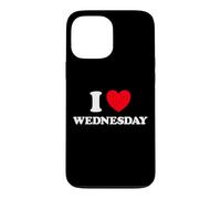 Wednesdays Heart Funny Cute Favorite Mid Day of the W an Case for iPhone 13 Pro Max