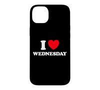 Wednesdays Heart Funny Cute Favorite Mid Day of the W an Case for iPhone 14 Plus