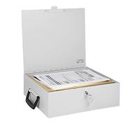 WEDO 102 1637 Document Box with Handle Size: 35.5 x 32.0 x 11.3 cm