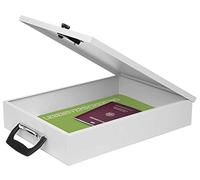 WEDO 1022537 Document Box A4 with Combination Lock Light Grey