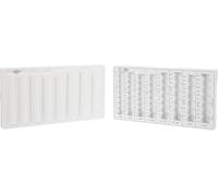 Wedo 160500937 Euro Coin Counting Tray with Lid 33 x 18 x 4.5 cm Light Grey