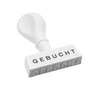 Wedo 19312 Stock Text Stamp Booked Plastic Imprint Width 45 mm Font Height 5 mm