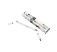 Wedo 2617000 Tablet Pen 3 for All | Stylus with Disc Tip, Ballpoint Pen and Touch Tip | Versatile | for Precise Working on Tablet | Blue Lead | White