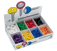 Wedo 2628008 24 mm Key Identity Ring - Multi-Colour (Pack of 200)
