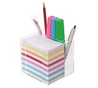 Wedo 270 266916 Combined Memo Box/Pen Holder - Transparent
