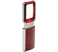 Wedo 271 7502 Magnifier with LED Light - Red