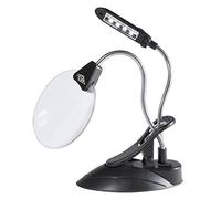 Wedo 271 75201 Desk Magnifier with LED - Black