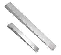 WEDO 2PCS Stainless Steel Flange Wedge Set, Pipe Fitting Welding Tools,Spreading Flanges Triangle Tool,Rust-proof, Corrosion resistant, Die-forged,6x13x80mm(1/4"x1/2"x3")+8x25x150mm(1/3"x1"x6")