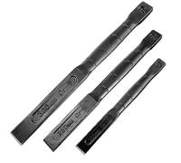 WEDO 3PCS Flat Chisel Set, 8",10",12", Industrial Grade, CR-V Steel, Die-Forged, Heat Treatment, Surface Black Polishing