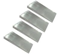 WEDO 4PCS Stainless Steel Flange Wedge Set, Pipe Fitting Welding Tools,Spreading Flanges Triangle Tool,Rust-proof, Corrosion resistant, Die-forged,10x50x100mm(2/5"x2"x4")