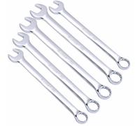 WEDO 5PCS Combination Wrench Set with Roll-up Pouch, Combination Spanner,12-Point Design,SAE 15/16" to 1-1/4",CR-V,Corrosion Resistant,Die-forged,Polished Smooth Surface,Ideal for Mechanics & DIY