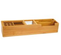 Wedo 61 1007 Bamboo Desktop Organiser - Brown butler