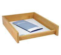 Wedo 61 807 Bamboo Letter Tray - Brown Classic
