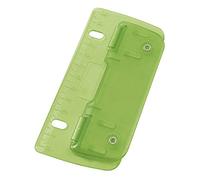 Wedo 67 811 8 cm Flat 2 Hole Pocket Punch - Green