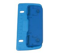 Wedo 67803 Pocket Hole Punch Plastic for Filing 8 cm Holes 2 Ages with 12 cm Scale Blue