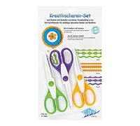 WEDO 77 1933 Set of 3 Creative Scissors Wavy Cut, Serrated Cut and Deckle Cut