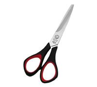 Wedo 97651 Universal Craft Scissors Left Handed Plastic Soft Handles 14 cm Black/Red