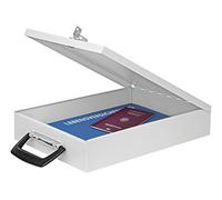 Wedo A4 Document Box with Handle - Light Grey