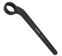 WEDO Bent Box End Wrench,Size 19mm,Length 207mm,45 Degree Box Wrench,12-Point Spanner,40 Chrome Steel,One-time Die Forged,Strong Torque,High Strength,Wear Resistance,Black-Spray on Surface