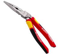 WEDO Bent Snipe Nose Pliers 8", Bent Bent needle nose pliers Pliers with Anti-Slip Handles, Length 220mm, Industrial Grade
