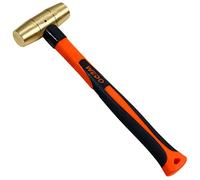 WEDO Club Hammer, Sledgehammer, Brass Hammer with Fiberglass Handle, Non-Magnetic, Die-Forged, Corrosion Resistant, DIN Standard, 1-1/2lb(680g), 13"(340mm)
