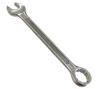 WEDO Combination Wrench Stainless Steel Spanner Wrench,12 Point Double Ended Box,Open End 30mm,15 Degree Offset,Length 320mm,Anti-Corrosion,High Strength,Polished Dent Surface,DIN Standard