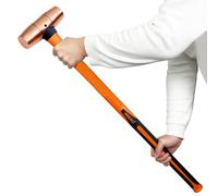 WEDO Copper Hammer 10lb,Sledge Hammer,Copper Mallet Hammer,Fiberglass Hammer Handle,Length 900mm,Die-Forged,Corrosion Resistant,DIN Standard