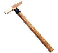 WEDO Copper Scaling Hammer 300g(2/3lb), Welding Chipping Hammer with Wooden Handle, Length 350mm(14"), Die-Forged, Corrosion Resistant, DIN Standard
