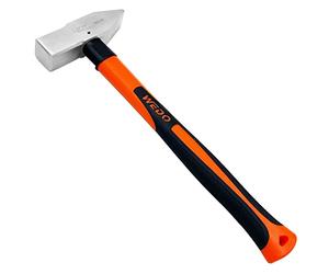 WEDO Cross Pein Hammer,Engineer Hammer,Blacksmith's Hammer,Fiberglass Handle,2lb,Length 340mm,Stainless Steel,Rust Proof,Corrosion Resistant,Die-Forged