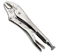 WEDO Curved Jaw Locking Pliers 10"(216mm), Mole Grip Curve Jaw Pliers, Quick-Release and Self-Locking, Chrome Vanadium Steel, Ideal for Electrical Pipeline Automobile Maintenance