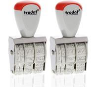 Wedo Date Stamper Months in Letters 4 x 26 mm (Pack of 2)