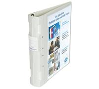 Wedo Ergogrip 5818000 Presentation Folder (A4, 4-Ring Mechanism, Plastic, 31.3 x 5.6 x 28.0 cm) White