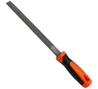 WEDO Half-Round File,Metal File Tool,High Carbon Steel,Ergonomic Handle, Fine-Tooth,Length 8”,Use for Metalworking, Wood, Plastic, Ideal for Refining, Shaping and Scraping