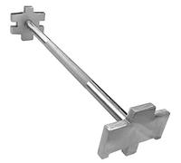 WEDO Heavy Duty Drum Bung Wrench Double-End 350mm(14"), Stainless Steel