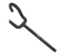 WEDO Jumbo Valve Spanner,One-time Die Forged, Strong Torque, High Strength, Wear Resistance, Black-Spray on Surface, 40 Chrome Steel, Size 2-7mm, Length 215mm