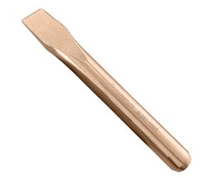 WEDO Non-Sparking Cold Chisel,Beryllium Copper Flat Chisel,Blade 14mm,Wood Chisel,Length 160mm,Non-Magnetic,DIN Standard, BAM & FM Certificate