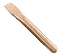 WEDO Non-Sparking Cold Chisel,Beryllium Copper Flat Chisel,Blade 25mm,Wood Chisel,Length 300mm,Non-Magnetic,DIN Standard, BAM & FM Certificate
