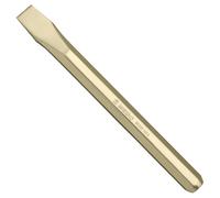WEDO Non-Sparking Flat Chisel, Aluminum Bronze Cold Chisel, 16mm Blade, Hex Shaft Floor Chisel, Length 160mm, DIN Standard, BAM and FM Certified