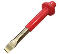 WEDO Non-Sparking Flat Chisel,Cement Chisel,Brick Chisel,Masonry Chisel, Concrete Chisel with Thickness Hand Guard,Aluminum Bronze,Length 400mm,Suitable for Petrochemical Industry, Garage,Boat