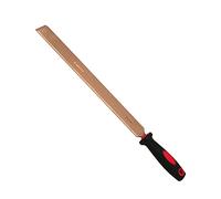 WEDO Non-Sparking Flat Scraper with Straight Blade and Comfortable Handle,Spark-free Safety Tool,Beryllium Copper,Non-Magnetic,DIN Standard,BAM & FM Certificate,16"Length,400 * 60 * 460mm