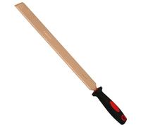WEDO Non-Sparking Flat Scraper with Straight Blade and Comfortable Handle,Spark-free Safety Tool,Beryllium Copper,Non-Magnetic,DIN Standard,BAM & FM Certificate,8"Length,200 * 30 * 325mm