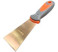 WEDO Non-Sparking Putty Knife 50mm(2”), Stiff Spark-Free Safety Scraper Painter, Non-Magnetic, Die-Forge, Corrosion Resistant, DIN Standard, Beryllium Copper,Length 203mm(8")