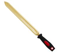 WEDO Non-sparking Scraper Knife,Paint Scraper Long Blade 160mm,Triangular Tip Width 22mm,Total Length 280mm,Aluminum Bronze,Corrosion Resistant,Fiberglass Handle,BAM&FM Certificate