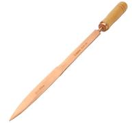 WEDO Non-sparking Scraper with Wooden Handle,Scraper Spatula Long Blade Length 300mm,Total Length 440mm,Beryllium Copper,Non-magnetic,BAM&FM Certificate