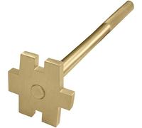 WEDO Non-Sparking Single End Bung Wrench, Drum Opener, Spark-free Safety Spanner,Aluminum Bronze,DIN Standard, BAM & FM Certificate,11.81 inch Imperial,300mm Metric