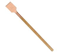 WEDO Non Sparkle Floor Scraper Paint Scraper Wood Handle Blade 100x115mm Length 720mm Beryllium Copper Non Magnetic BAM/FM Certificate Scaling Chisel for Petrochemical Industry