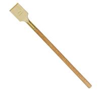 WEDO Non-Sparkling Floor Scraper Scaling Chisel Paint Scraper Tool with Wooden Handle Scraper Blade 150 x 150 mm Length 765 mm Aluminium Bronze BAM/FM Certificate Petro-chemistry Petrol Production