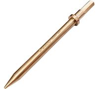 WEDO Pneumatic Spark Chisel, Spark-Free Safety Conical Chisel, Beryllium Copper, DIN Standard, BAM and FM Certified, 10 x 12 x 125 mm