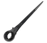 WEDO Scaffold Podger Ratchet Wrench,One Side Socket Spanner,Ratchet Podger Spanner, Quick Release Spud Wrench,2/3" Socket Spud Ratchet,17mm Metric,Length 270mm, CR-V, Die-Forged