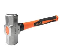 WEDO Sledge Hammer with Fiberglass Handle,Stainless Steel Demolition Hammer,Corrosion Resistant,Rust Proof,Durable,Environmental friendly,4lb,400mm